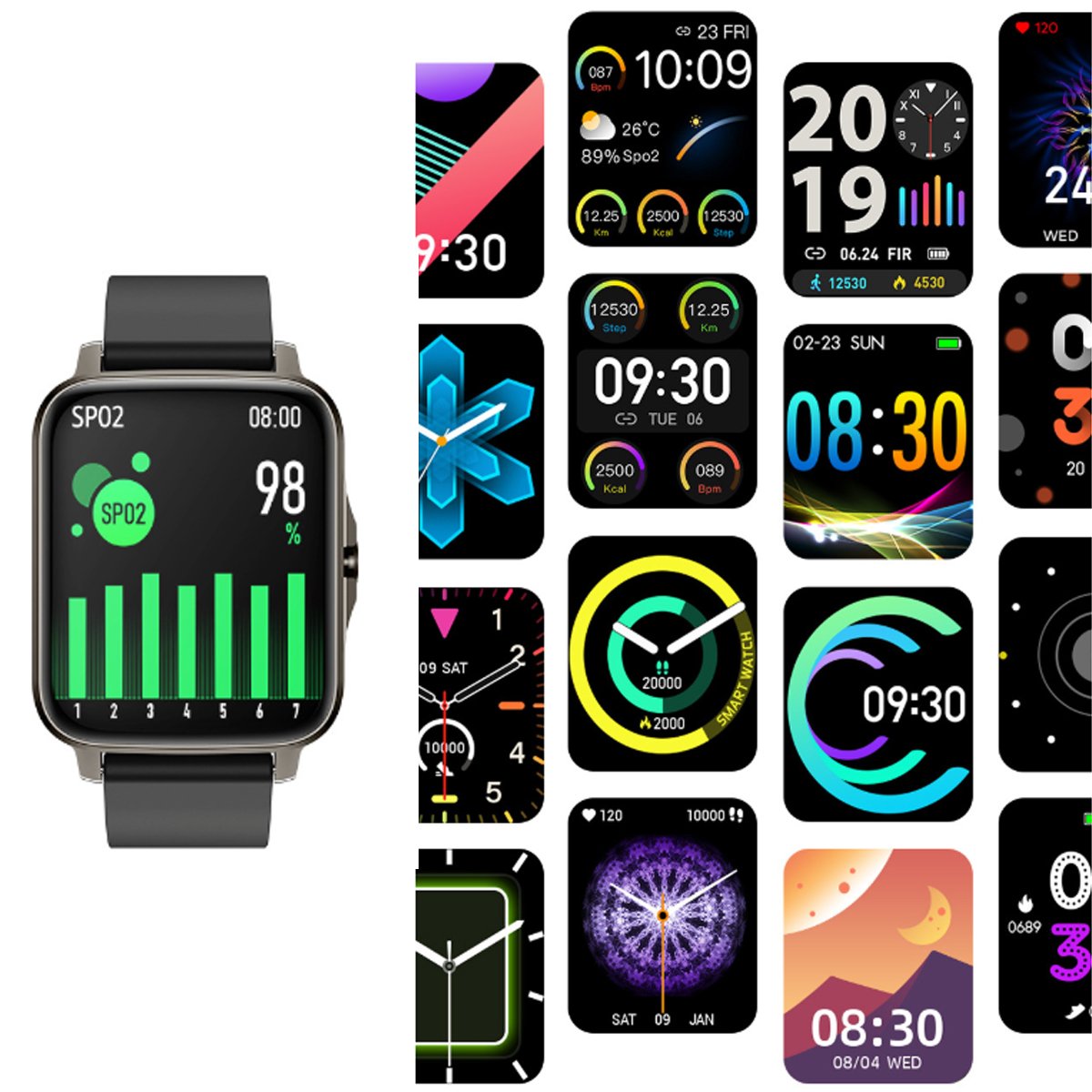 Lifestyle Smart Watch Heart Health Monitor