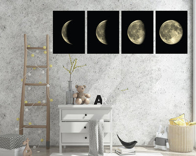 Moon Phases Set Of 4 Wall Decals