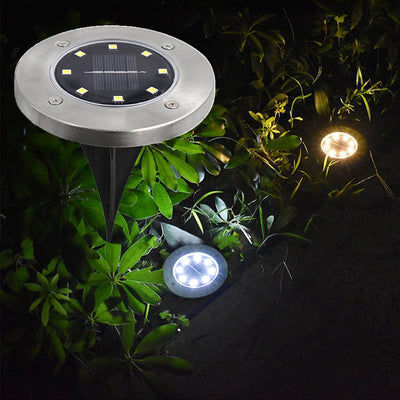 4/8 LEDs Solar Powered Buried Light