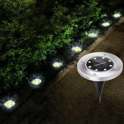 4/8 LEDs Solar Powered Buried Light