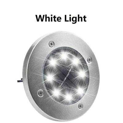 4/8 LEDs Solar Powered Buried Light
