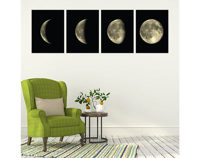 Moon Phases Set Of 4 Wall Decals