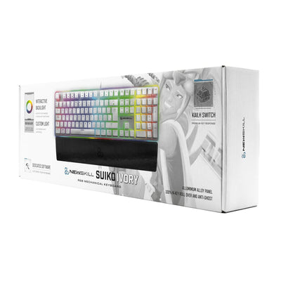 Qwerty White LED RGB Gaming Keyboard