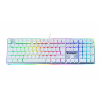 Qwerty White LED RGB Gaming Keyboard