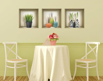 3D Niche Wall Art Decals