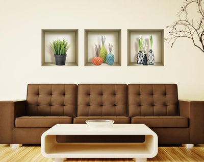 3D Niche Wall Art Decals