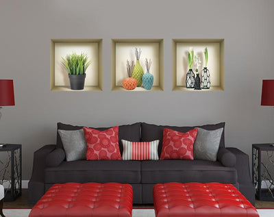 3D Niche Wall Art Decals
