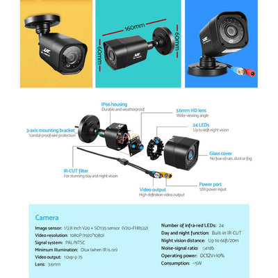 UL-tech Home CCTV Security System Camera