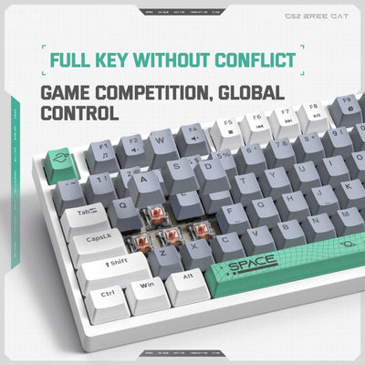 ONIKUMA G52 82 Keys RGB Lighting Wired Mechanical Keyboard