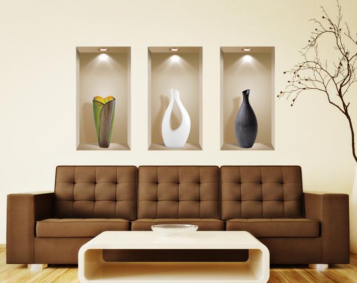 3D Niche Wall Art Decals