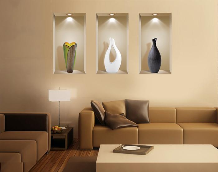 3D Niche Wall Art Decals