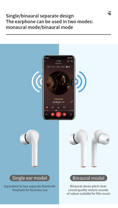 LED Display TWS Wireless Earphones