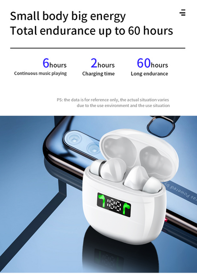 LED Display TWS Wireless Earphones