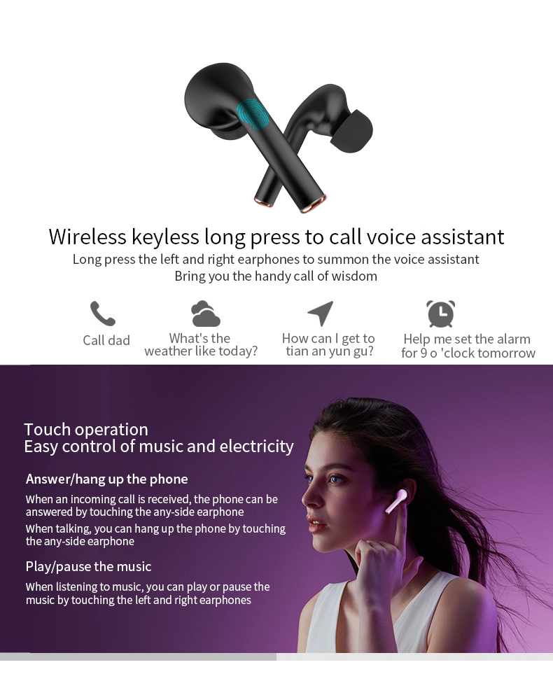LED Display TWS Wireless Earphones